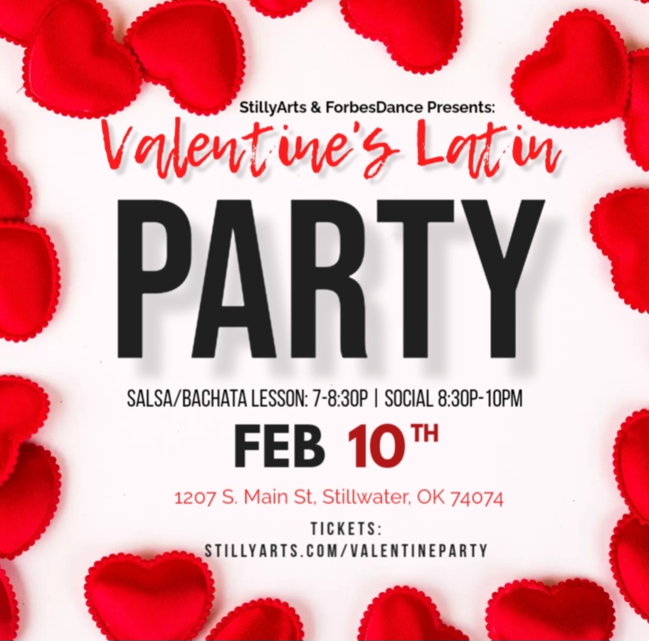 Valentine party on Feb 10th poster