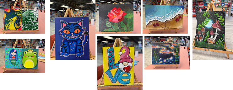 february painting options